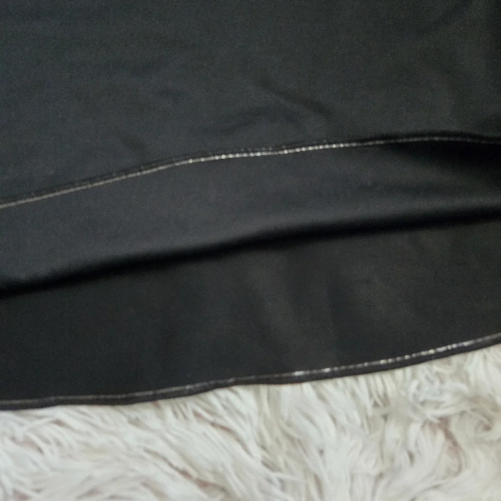 SPANX black v-neck lace shapewear tank top Hide & Sleek cami XL bodyshaper shirt - Picture 4 of 5